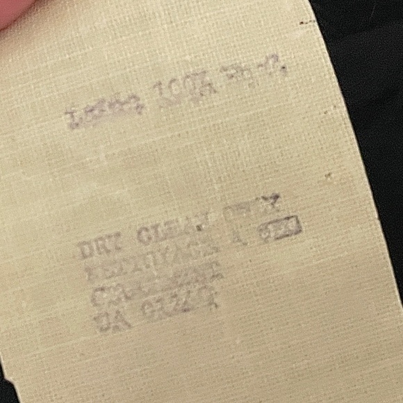 Vintage G. Brabant Men’s Blazer Black Double Breasted Classic Formal Wool Sz 44S - Picture 5 of 11